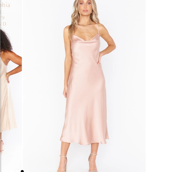 WORN ONCE Show me your Mumu satin dress - Picture 4 of 8